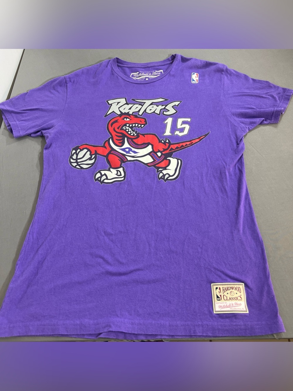 Mitchell & Ness Purple Toronto Raptors Vince Carter #15 Tee